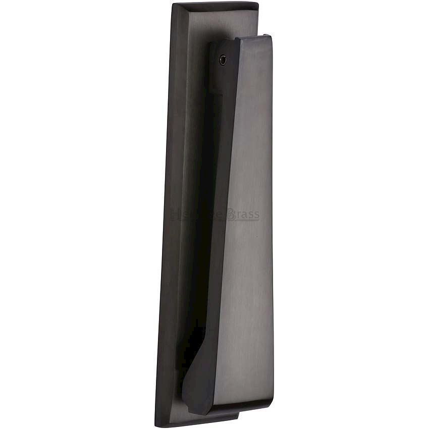 Slimline Door Knocker in Matt Bronze - K1310-MB