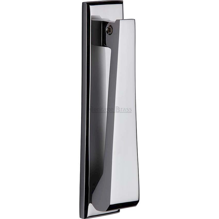 Slimline Door Knocker in Polished Chrome - K1310-PC