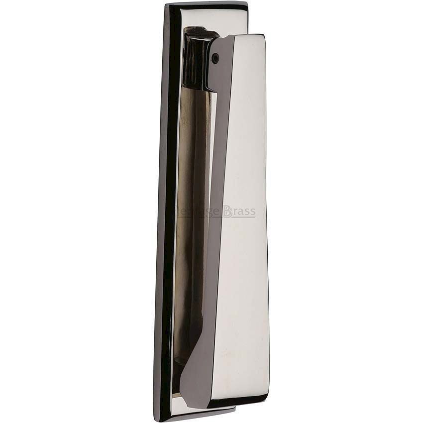 Slimline Door Knocker in Polished Nickel - K1310-PNF