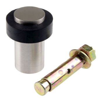 Heavy duty commercial door stop, anchored ZAS91SS Heavy duty commercial door stop, anchored ZAS91SS