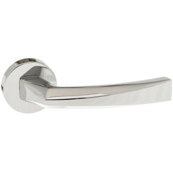 Polished Chrome Crystal Door Handles - FMR268PC