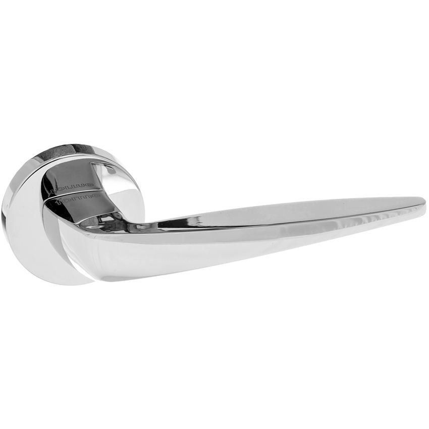 Polished Chrome Foglia Door Handles - FMR272PC