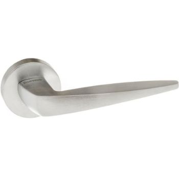 Satin Chrome Foglia Door Handles - FMR272SC