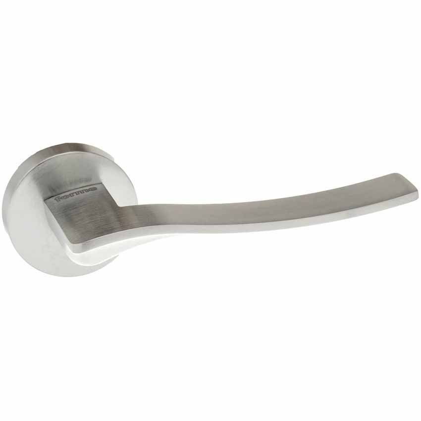 Satin Chrome Olimpia Door Handles - FMR280SC