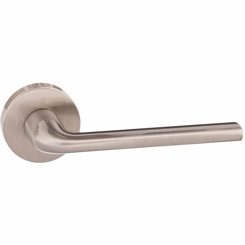 Forme Milly Door Handles in Satin Nickel - FMR133SN