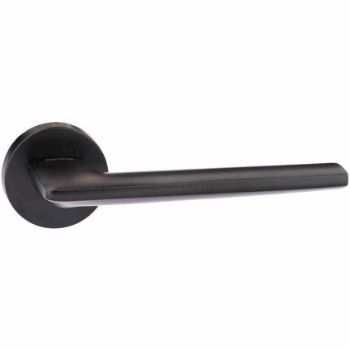 Matt Black Boston Door Handles - FMR422MB