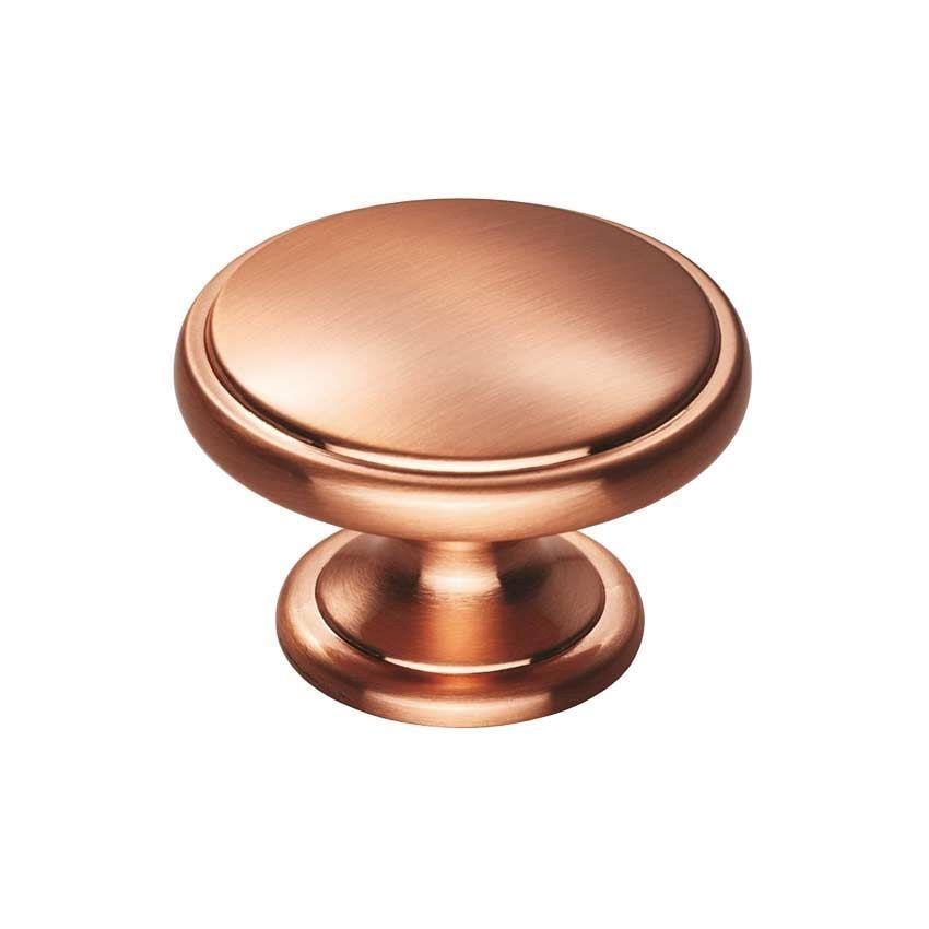 Brushed satin copper kitchen cabinet knob - FTD524SCO