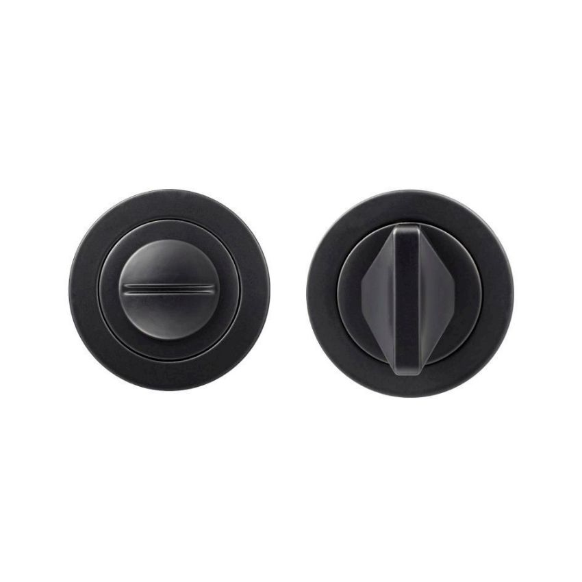 Matt black Rosso Maniglie Bathroom Door Lock - RM004PCB