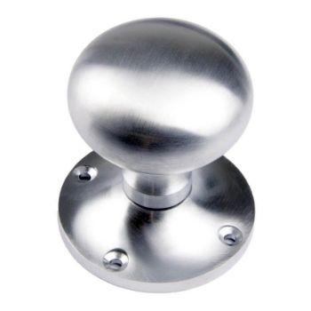 Kensington Mortice Knobs In Satin Chrome Finish - KEN980-SC