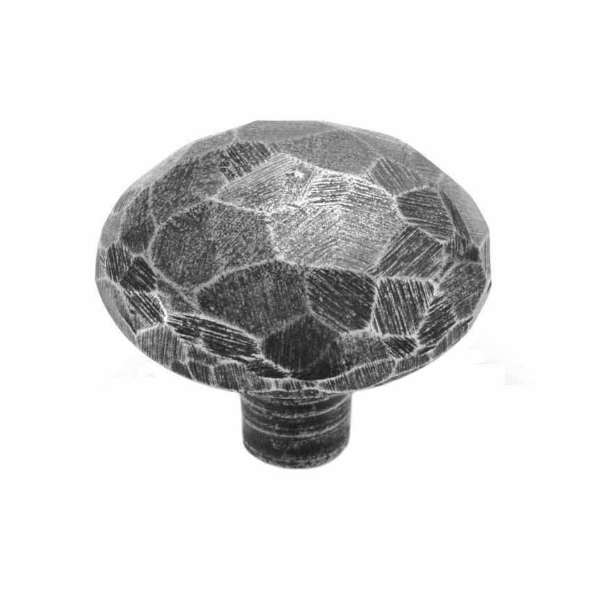 Facet pewter cabinet knob - PCK006