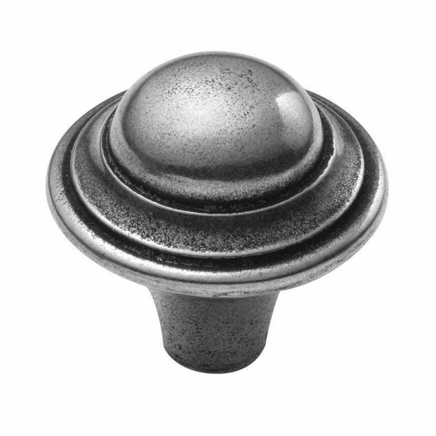 Hadden pewter cabinet knob   - PCK011