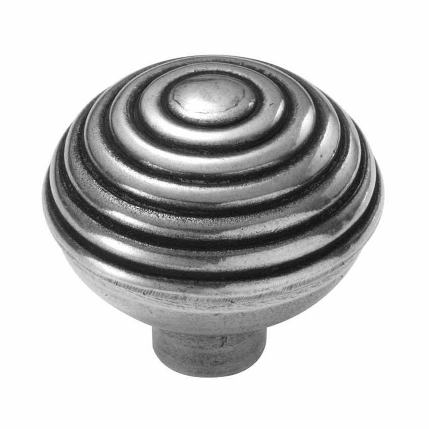 Beehive pewter cabinet knob  - PCK003 