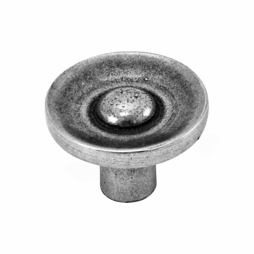 Paxton pewter cabinet knob - PCK038