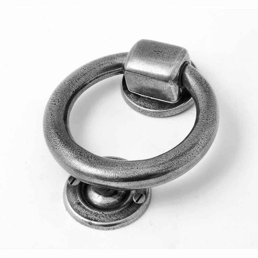 Solid Pewter Ring Door Knocker - FD-KNOCK