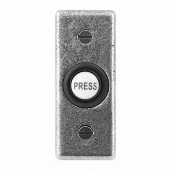 Rectangular Pewter Bell Push - FD-BP02 Rectangular Pewter Bell Push - FD-BP02