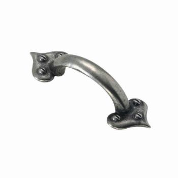 Farmhouse Pewter Small Cabinet Pull Handle - PPH002  Farmhouse Pewter Small Cabinet Pull Handle - PPH002