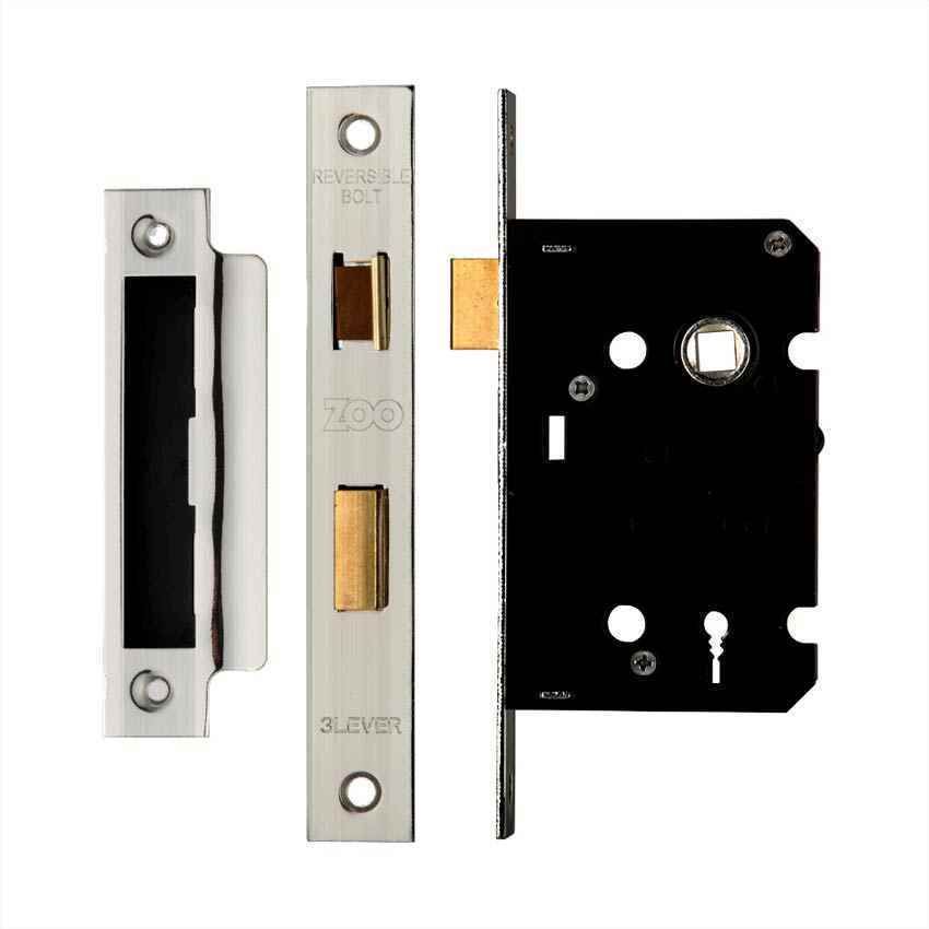 Satin Stainless Steel Contract Door Lock - ZSC364SS