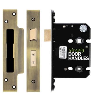 Quality Bathroom Door Lock in Florentine Bronze - ZUKB76FB