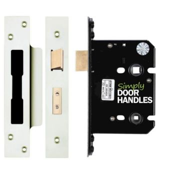 Quality Bathroom Door Lock in Polished Nickel - ZUKB76PN