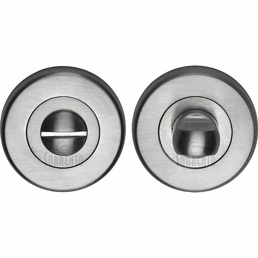 Sorrento Bathroom Turn and Release in Satin Chrome - SC-0195-SC