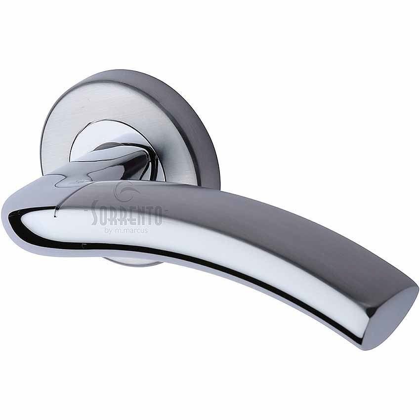 Como Door Handles in Apollo finish - SC-4582-AP