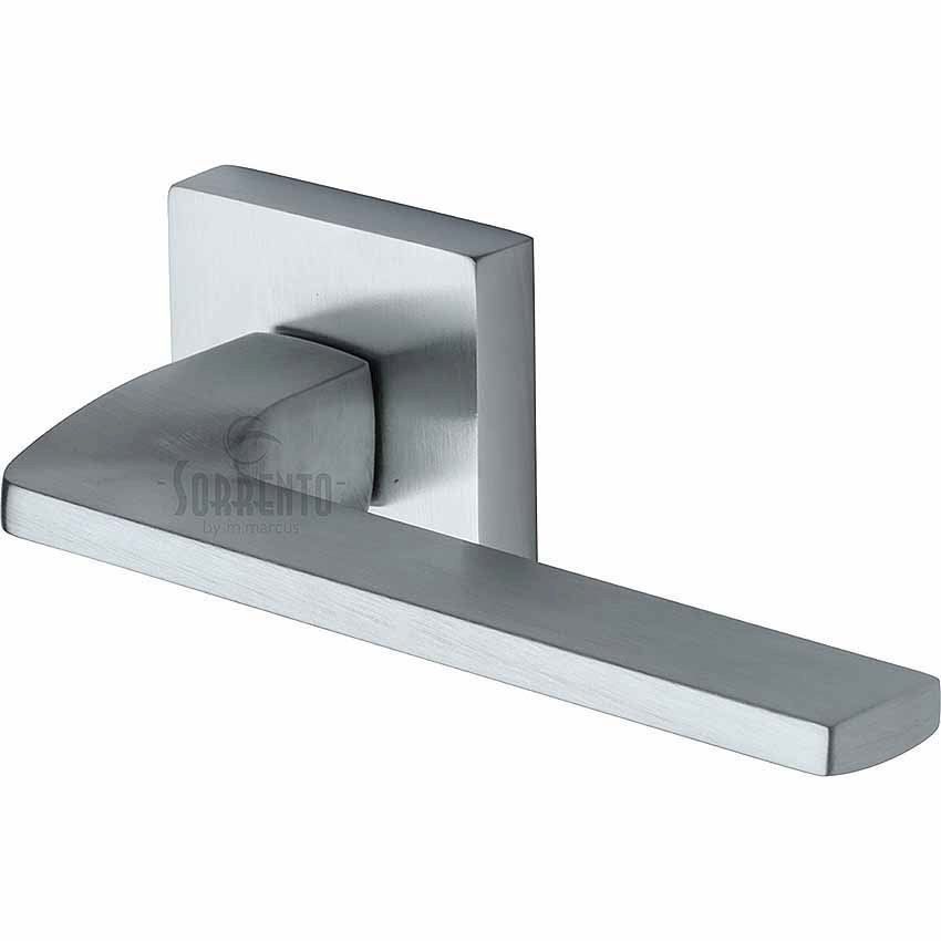 Indigo Door Handles in Satin Chrome finish - SC-CSQ5062-SC