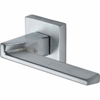 Laguna Door Handles in Satin Chrome finish - SC-CSQ6062-SC Laguna Door Handles in Satin Chrome finish - SC-CSQ6062-SC