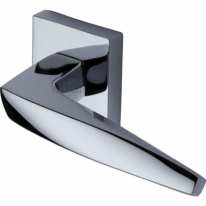 Serpentine Door Handles in Polished Chrome finish - SC-CSQ6400-PC