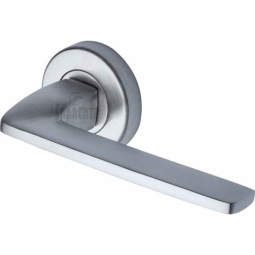 Diffuse Door Handles in Satin Chrome finish - SC-7400-SC