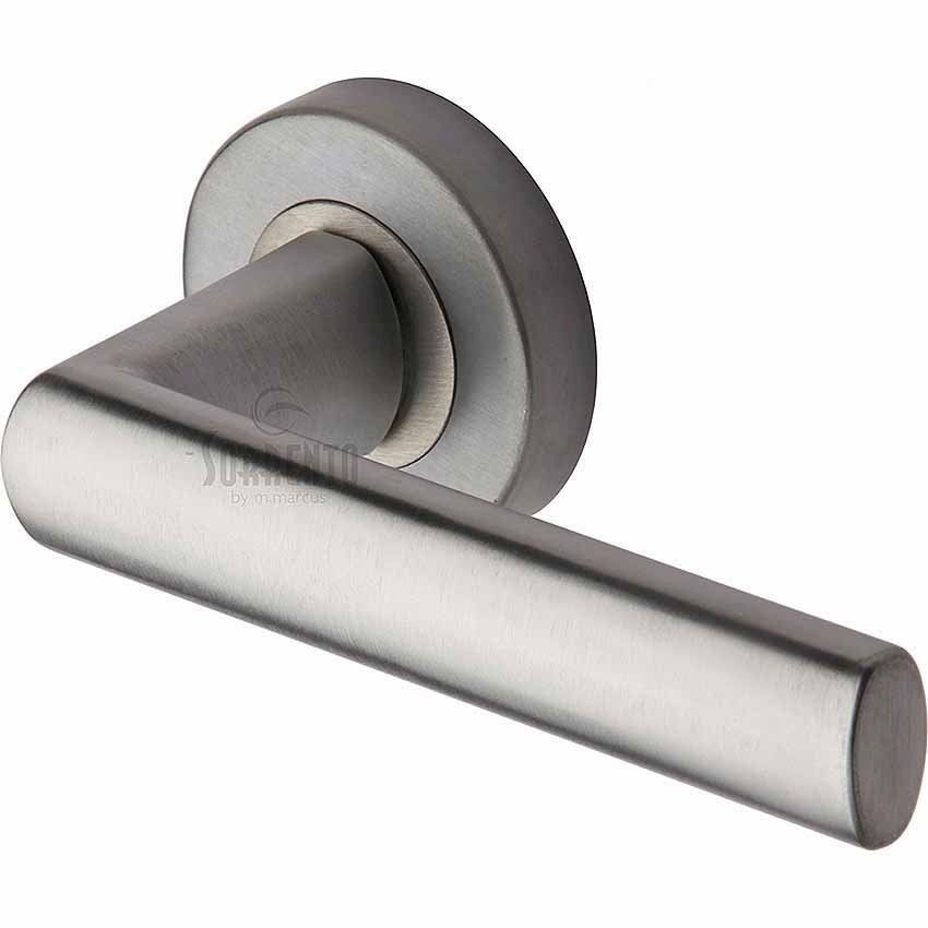 Milan Door Handles in Satin Chrome finish - SC-6420-SC