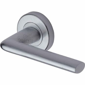 Lena Door Handles in Satin Chrome finish - SC-2352-SC