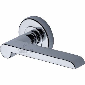 Lugano Door Handles in Polished Chrome finish - SC-6220-PC