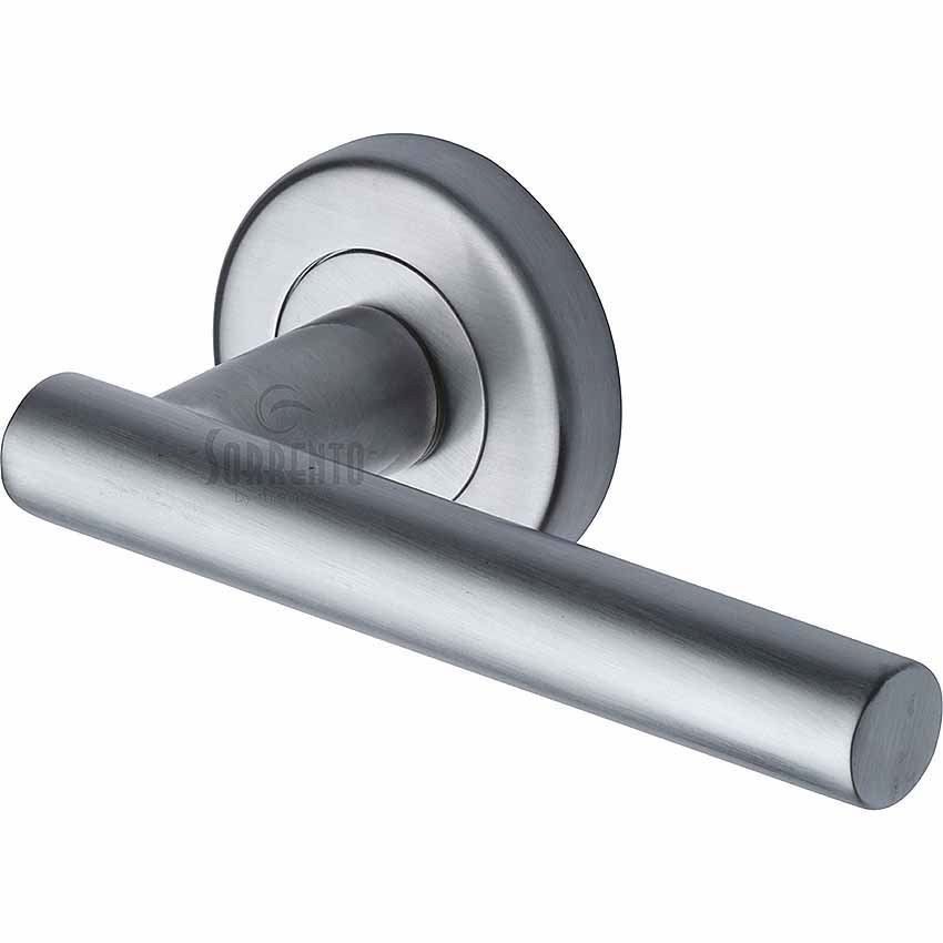 Shuttle Door Handles in Satin Chrome finish - SC-3052-SC