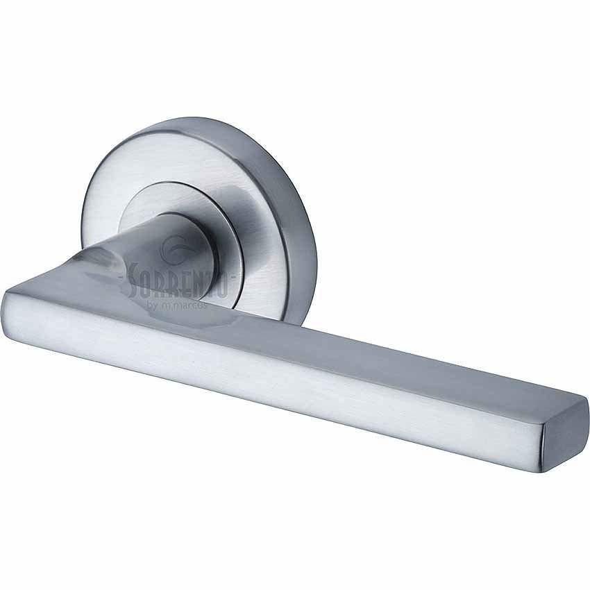 Vector Door Handles in Polished Chrome finish - SC-7580-SC