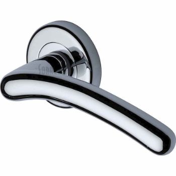 Ico Door Handles in Polished Chrome finish - SC-2012-PC