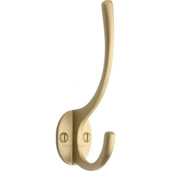 Hat & Coat Hook Satin Brass finish - V1050-SB Hat & Coat Hook Satin Brass finish - V1050-SB