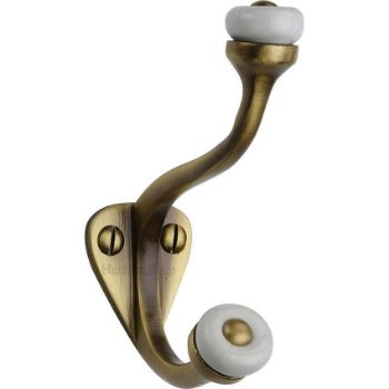 Hat & Coat Hook Antique Brass Finish - V1048-AT Hat & Coat Hook Antique Brass Finish - V1048-AT