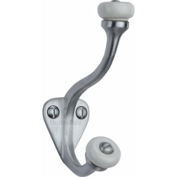 Hat & Coat Hook Satin Chrome finish - V1048-SC Hat & Coat Hook Satin Chrome finish - V1048-SC