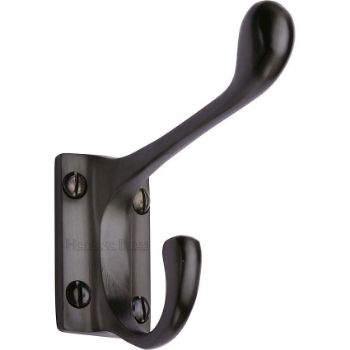 Hat & Coat Hook Matt Bronze Finish - V1056-MB Hat & Coat Hook Matt Bronze Finish - V1056-MB