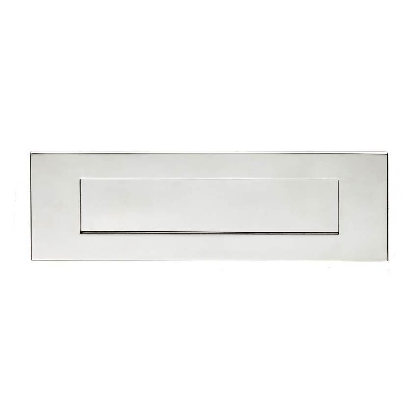 Mirror Polished Stainless Steel Letterplate - SWE1036S-BSS