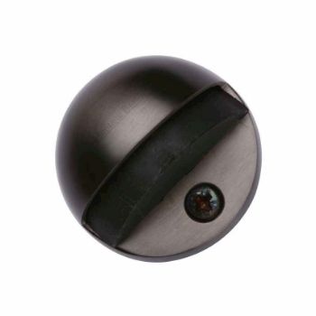 Floor Mounted Shielded Door Stop in Matt Bronze Finish - V1080-MB Floor Mounted Shielded Door Stop in Matt Bronze Finish - V1080-MB