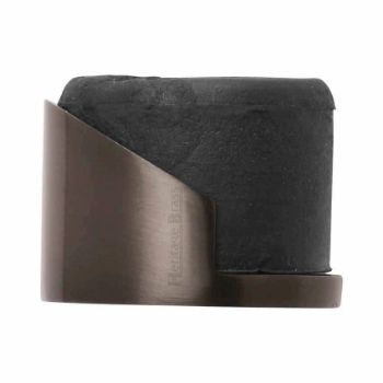 Round Floor Mounted Door Stop in Matt Bronze Finish - V1088-MB Round Floor Mounted Door Stop in Matt Bronze Finish - V1088-MB