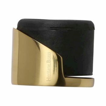 Round Floor Mounted Door Stop in Polished Brass Finish - V1088-PB Round Floor Mounted Door Stop in Polished Brass Finish - V1088-PB