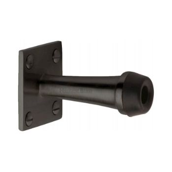 Wall Mounted Door Stop (76mm) in Matt Bronze Finish - V1190 76-MB Wall Mounted Door Stop (76mm) in Matt Bronze Finish - V1190 76-MB