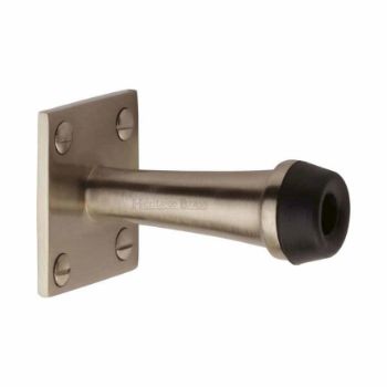 Wall Mounted Door Stop (76mm) in Satin Nickel Finish - V1190 76-SN Wall Mounted Door Stop (76mm) in Satin Nickel Finish - V1190 76-SN
