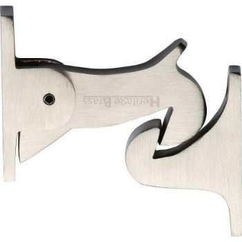 Gravity Door Hold Open Catch in Satin Nickel Finish - V1074-SN Gravity Door Hold Open Catch in Satin Nickel Finish - V1074-SN