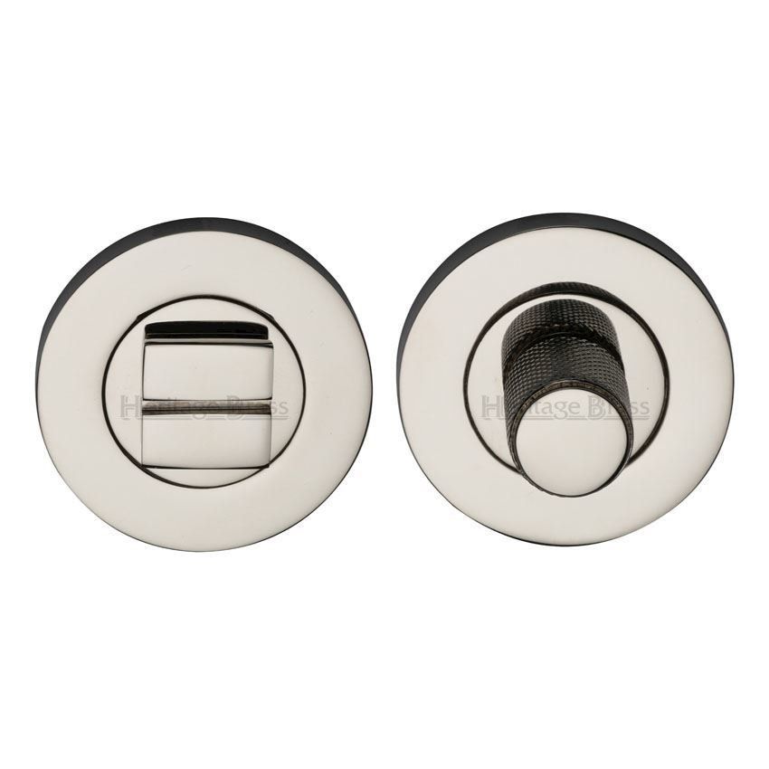 Bathroom & WC thumb-turn & Release Door Lock in Polished Nickel Finish - RS2030-PNF