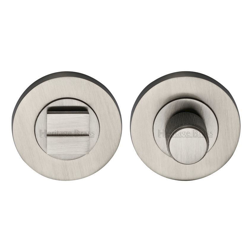 Bathroom & WC Thumb-turn & Release Door Lock in Satin Nickel Finish - RS2030-SN