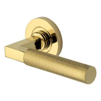 Signac Designer Door Handle in  Polished Brass Finish - RS2260-PB