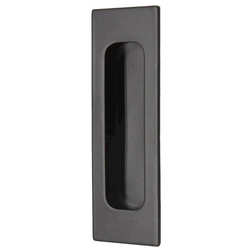 Matt Black Flush Pull Handle - SD007BLK